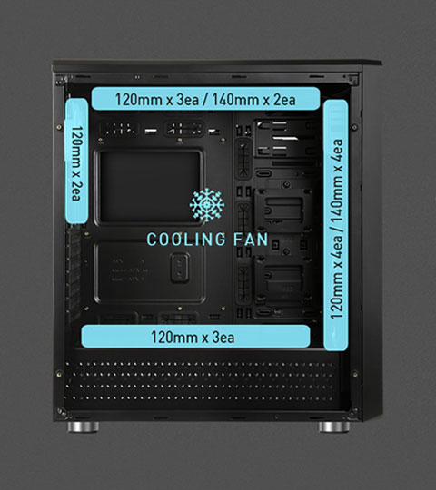 کیس کامپیوتر مسترتک Master Tech T500 HACKER