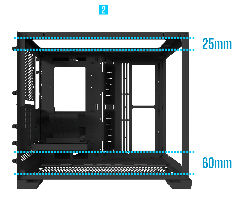 نگهدارنده عمودی کارت گرافیک لیان لی Lian Li O11DM-1X PCIe3 Vertical
