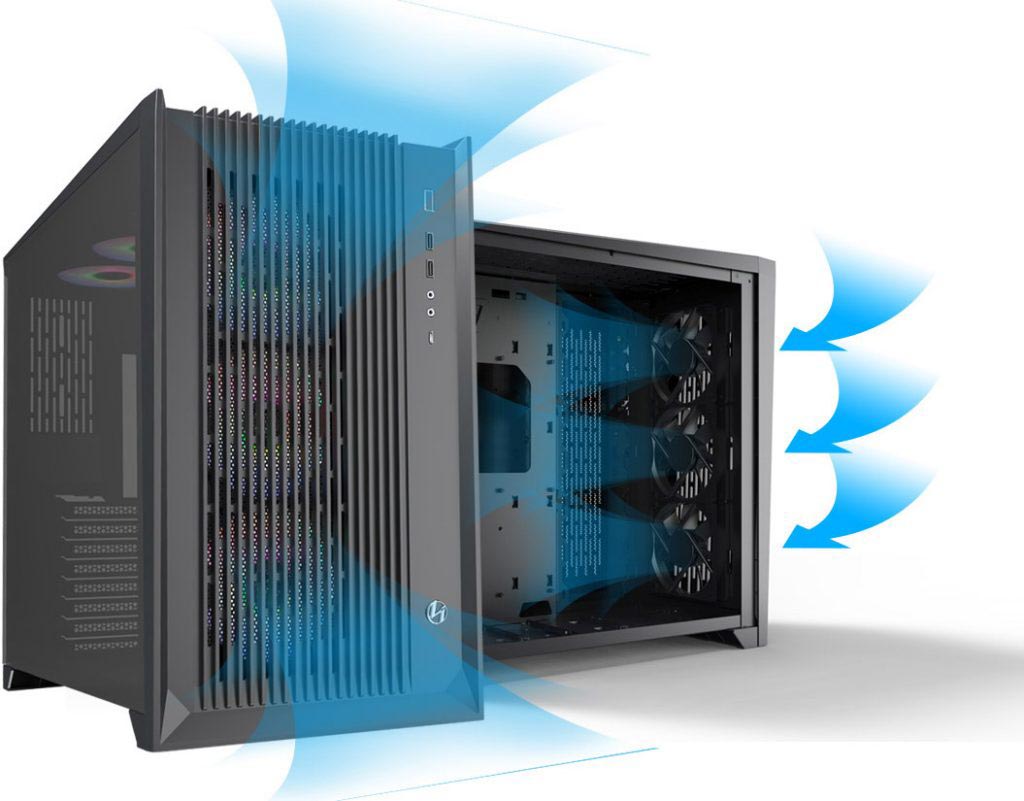 کیس گیمینگ لیان لی Lian Li O11 Air رنگ مشکی