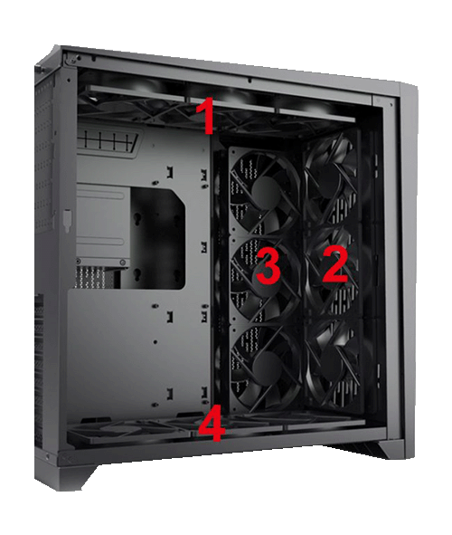 کیس گیمینگ لیان لی Lian Li O11 Air رنگ مشکی