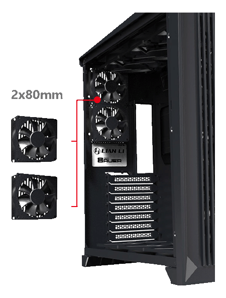 کیس گیمینگ لیان لی Lian Li O11 Air رنگ مشکی