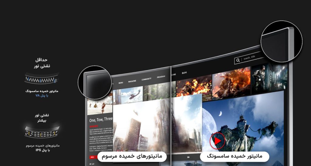 مانیتور سامسونگ Samsung LC34J971