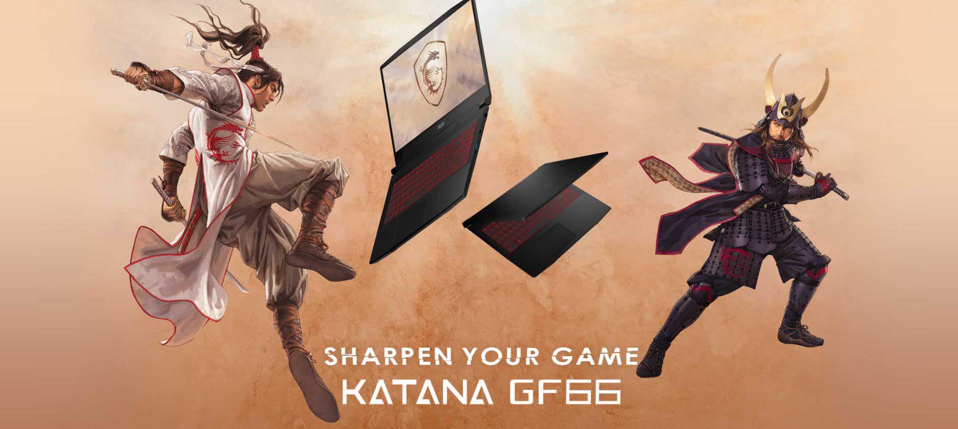لپ تاپ گیمینگ ام اس ای مدل MSI Katana GF66 - 12UCO
