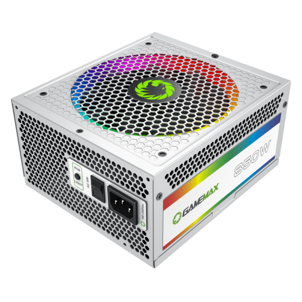 پاور - منبع تغذیه گیم مکس GAMEMAX RGB 850 White