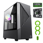 کیس گیمینگ گیم مکس GAMEMAX Contac COC BG رنگ مشکی خاکستری