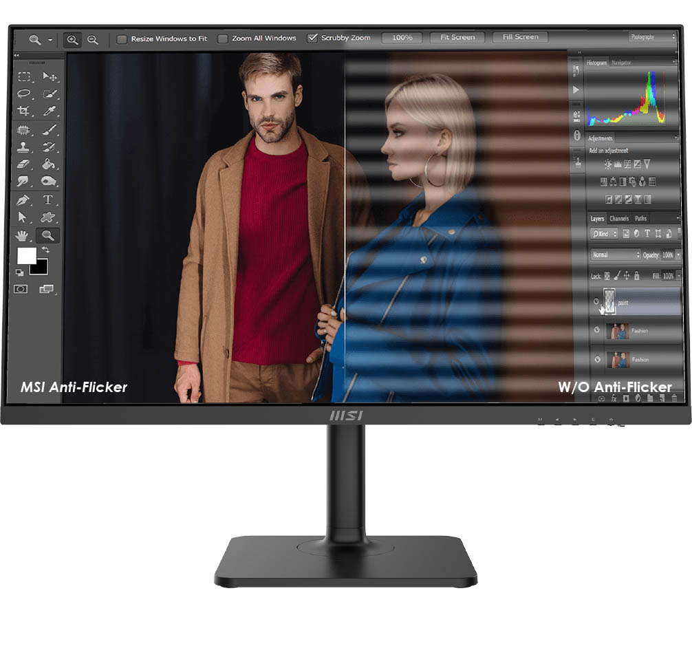 مانیتور ام اس آی MSI Modern MD271P مشکی مانیتور ام اس آی MSI Modern MD271P مشکی