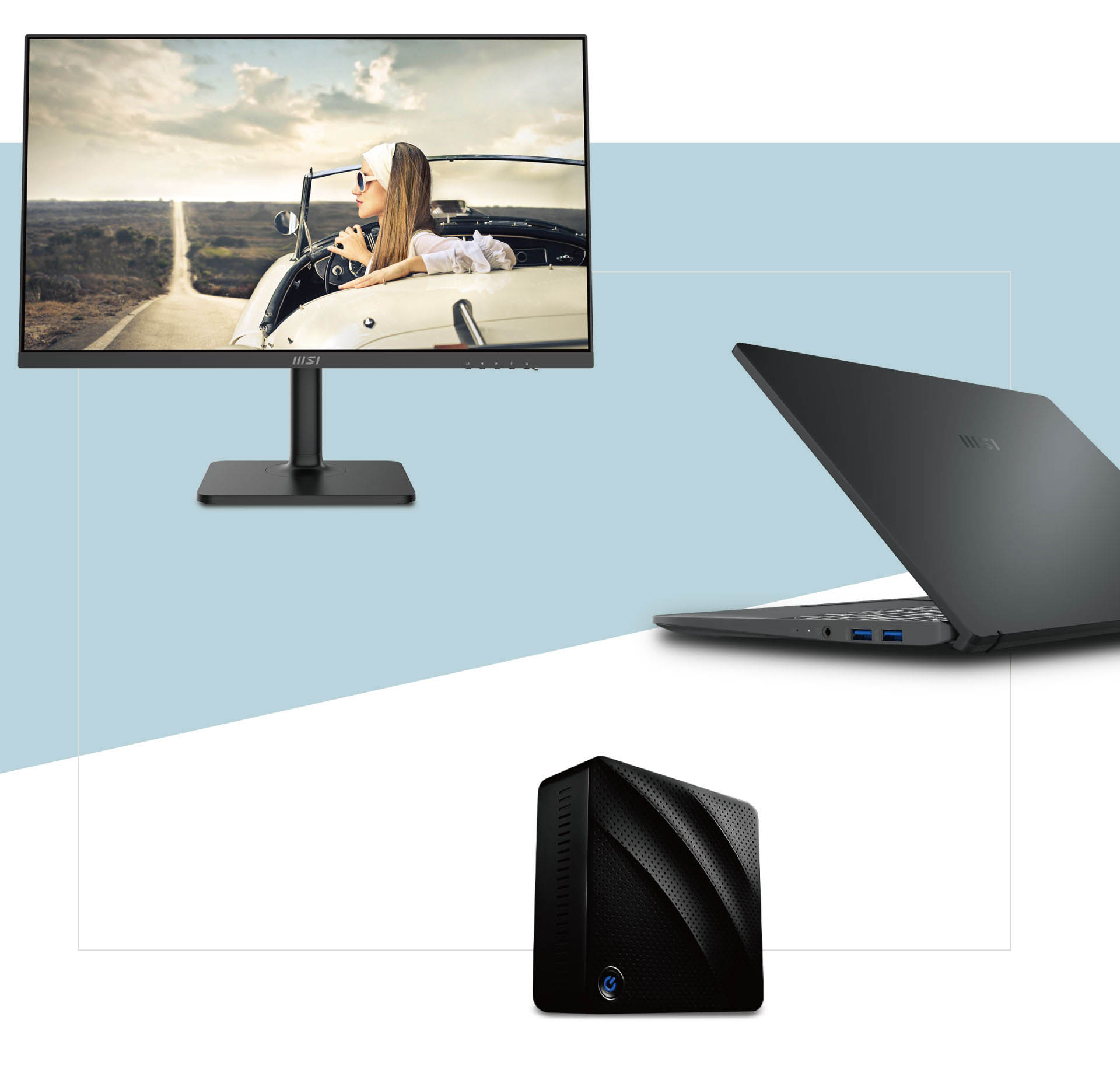 مانیتور ام اس آی MSI Modern MD271P مشکی مانیتور ام اس آی MSI Modern MD271P مشکی