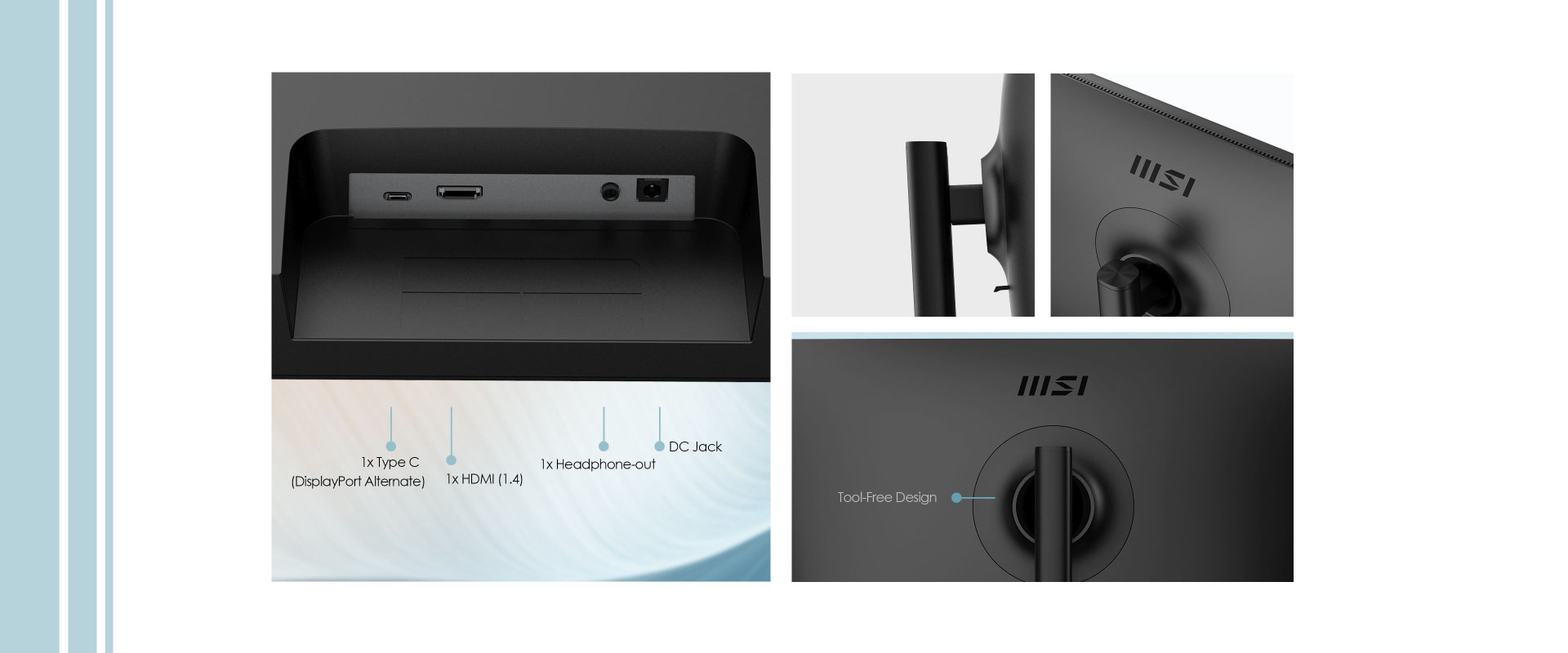مانیتور ام اس آی MSI Modern MD271P مشکی مانیتور ام اس آی MSI Modern MD271P مشکی