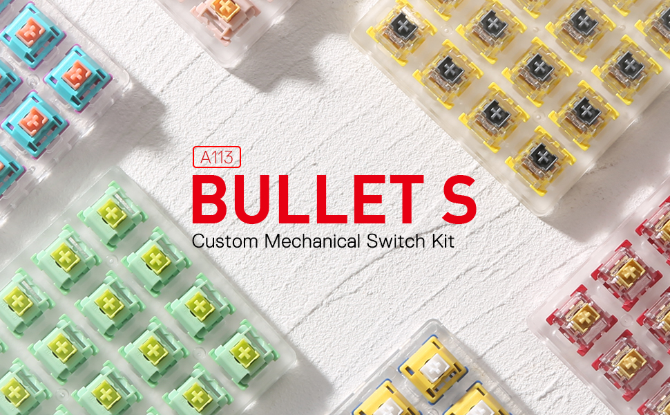 سوئیچ مکانیکی گيمينگ ردراگون مدل Redragon A113 Bullet-S