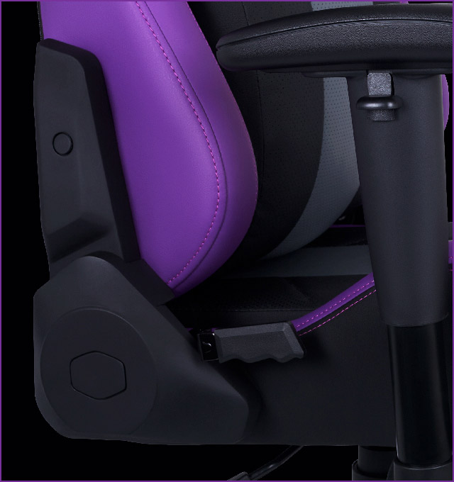 صندلی گیمینگ کولرمستر CoolerMaster Caliber R3 رنگ بنفش خاکستری
