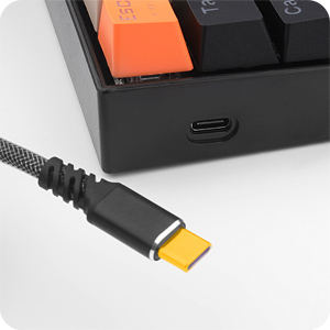 کابل کیبورد USB-C ردراگون Redragon A115 Coiled