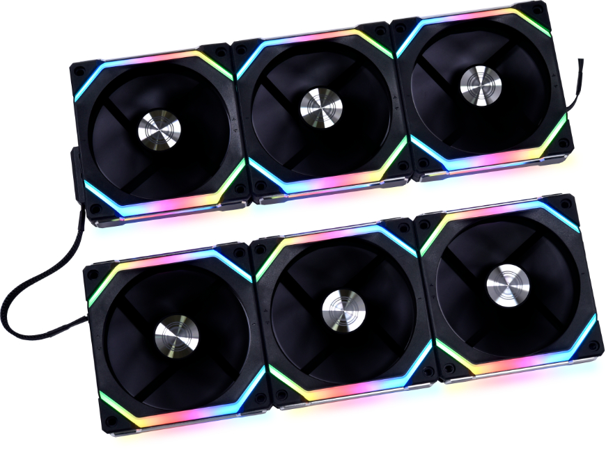فن کیس لیان لی Lian Li UNI Fan SL V2 120 Triple رنگ مشکی