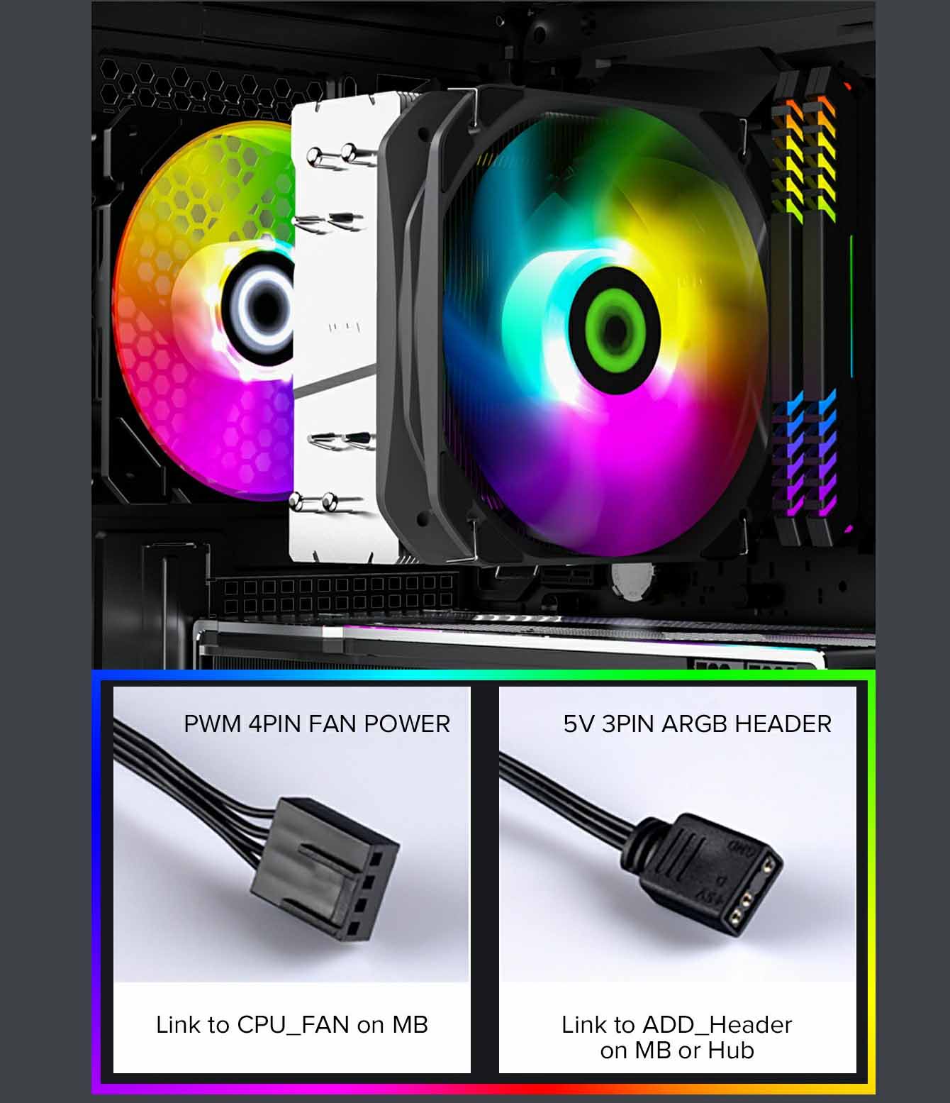 فن خنک کننده CPU گیم مکس GAMEMAX Sigma 540