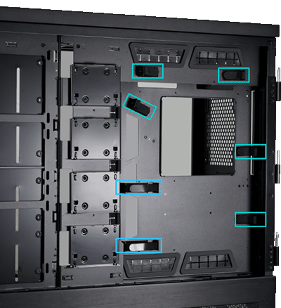 کیس گیمینگ لیان لی Lian Li V3000 رنگ مشکی