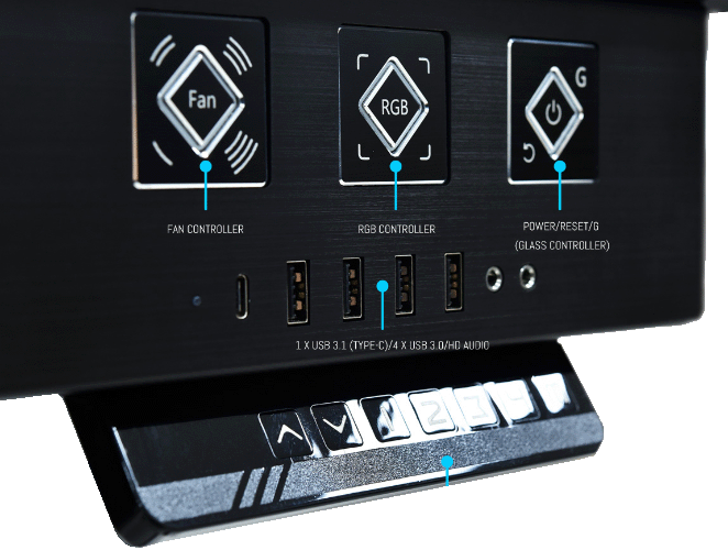 کیس/میز گیمینگ لیان لی Lian Li DK-05F
