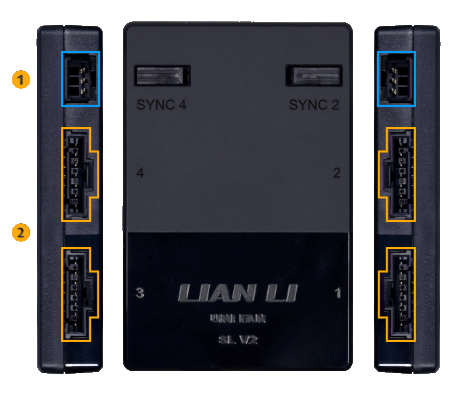 فن کیس لیان لی Lian Li UNI Fan SL V2 120 Triple رنگ مشکی