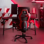 صندلی گیمینگ یوریکا سری تایفون مدل Eureka TYPHON Red