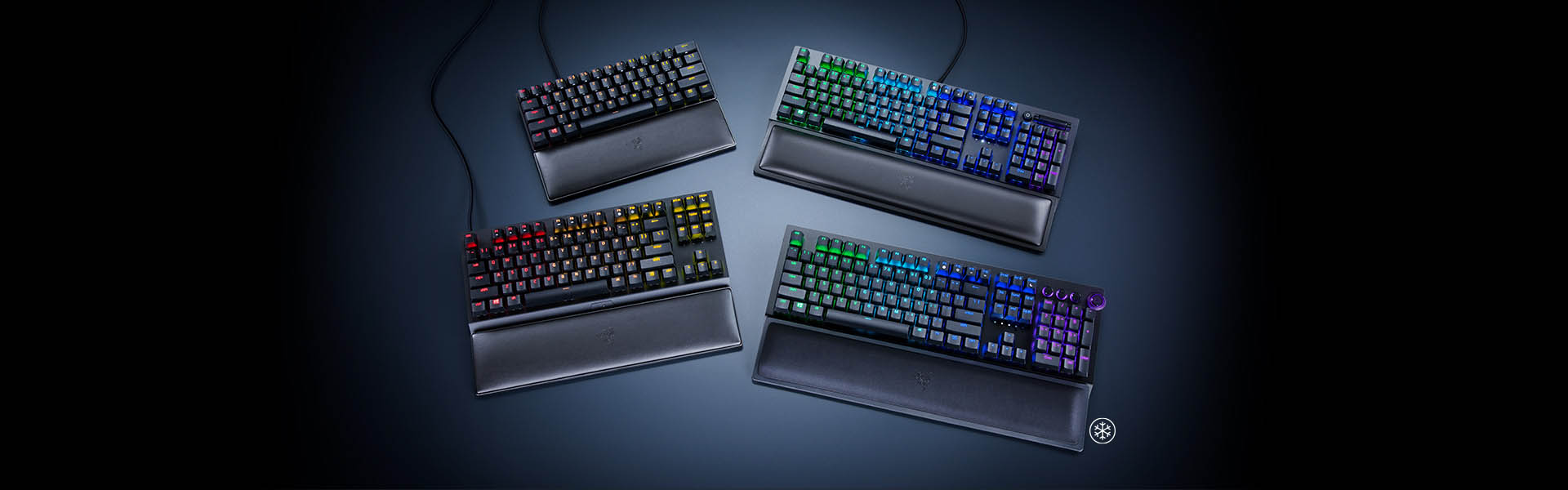پد کیبورد ریزر مدل Razer Ergonomic Wrist Rest for Tenkeyless Keyboards