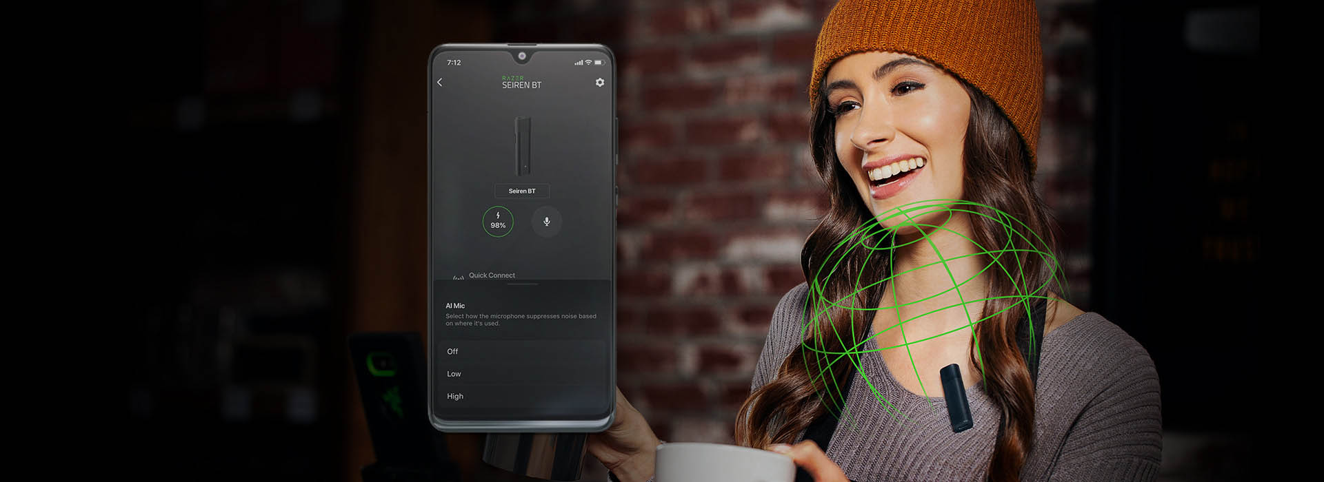 میکروفون ریزر Razer Microphone Seiren BT