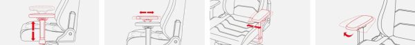صندلی گیمینگ دی ایکس ریسر سری مستر مدل Dxracer Master GC/XLMF23LTD/N
