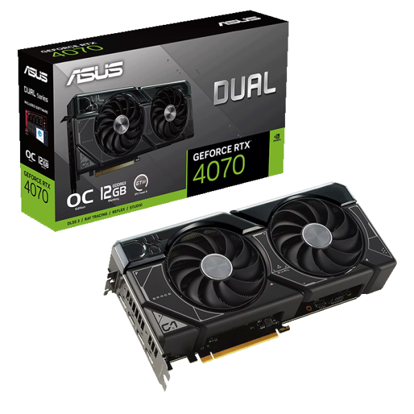 کارت گرافیک ایسوس مدل ASUS Dual GeForce RTX 4070 OC Edition