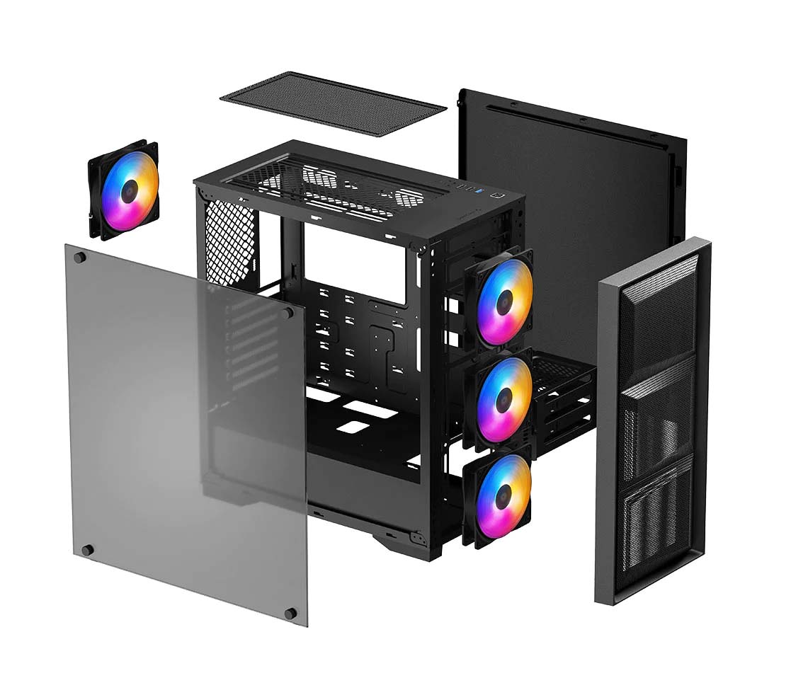 کیس گیمینگ دیپ کول مدل DeepCool MATREXX 50 MESH 4FS Black