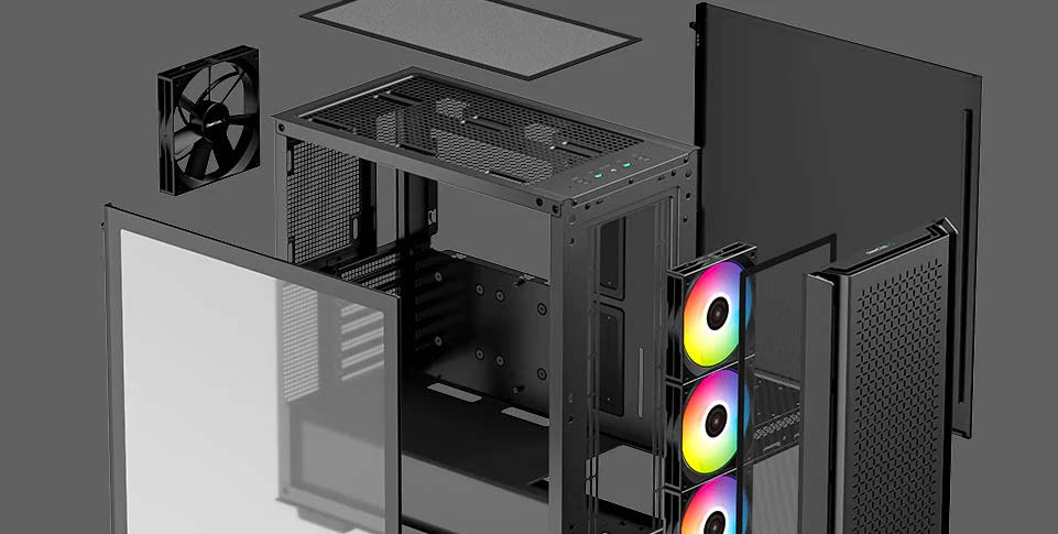 کیس گیمینگ دیپ کول مدل DeepCool CG560 Black