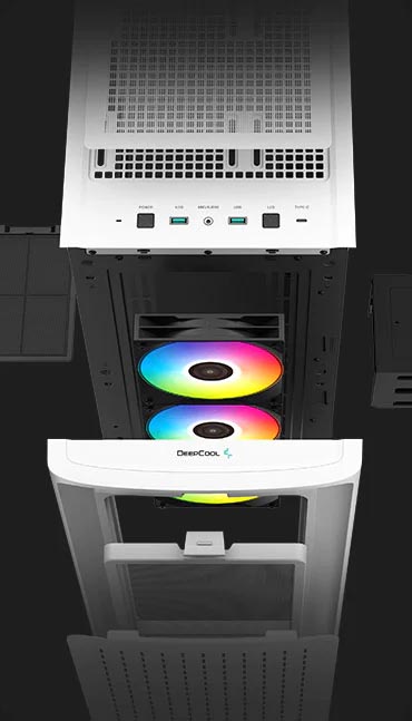 کیس گیمینگ دیپ کول مدل DeepCool CK560 White