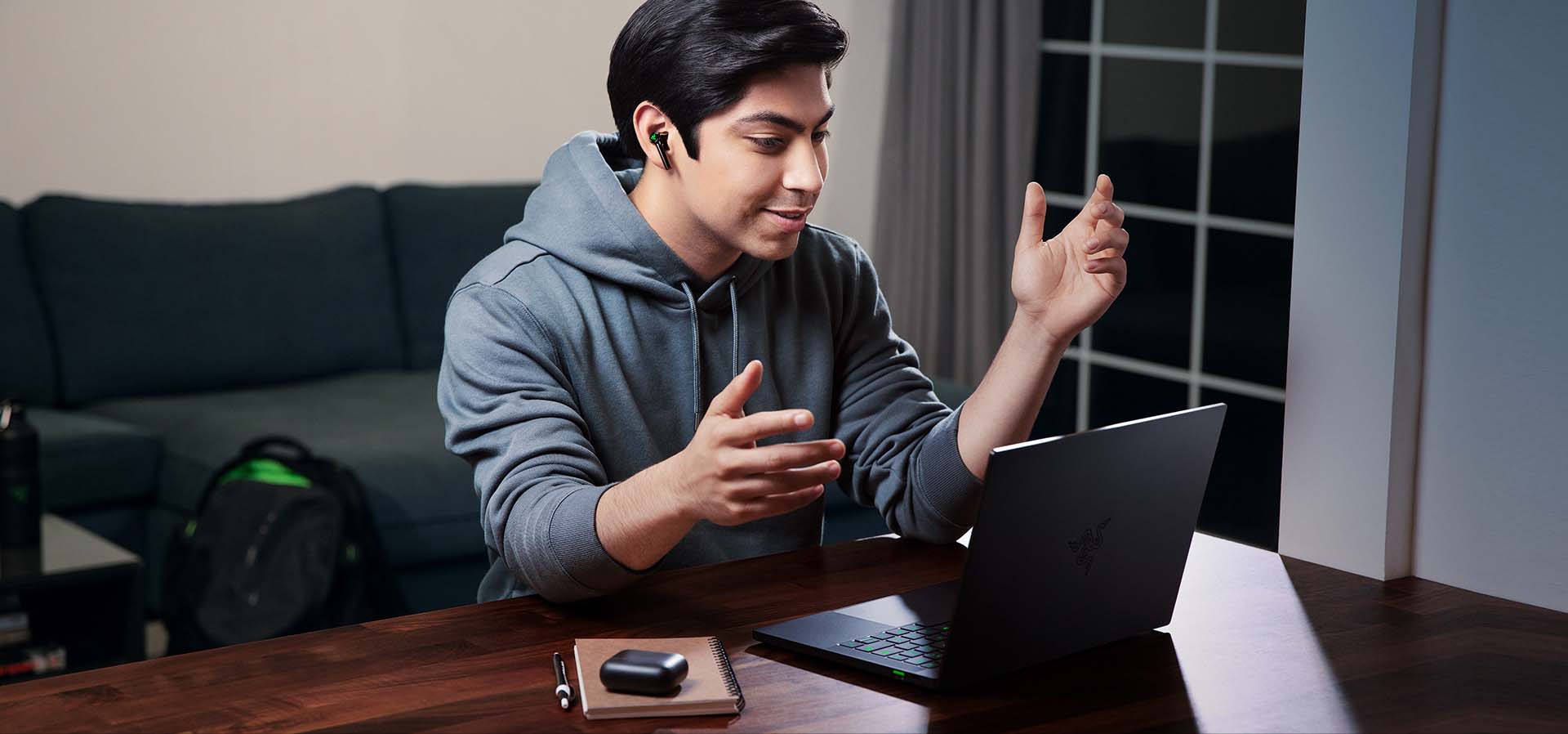 هدفون ریزر مدل Razer Hammerhead True Wireless Gen 2