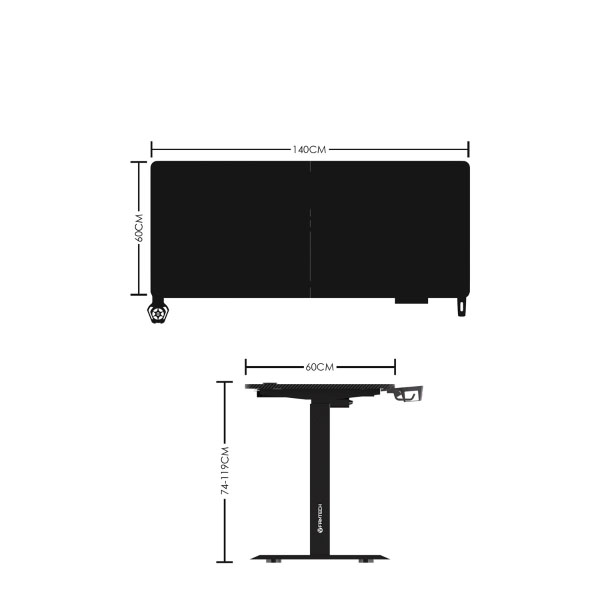 ميز گيمينگ فنتک مدل Fantech Desk GD914