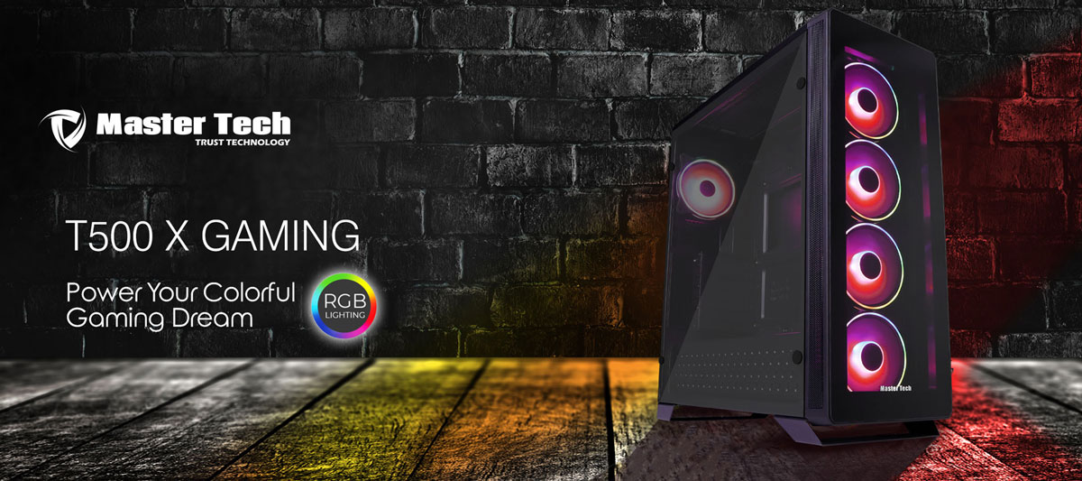 کیس کامپیوتر مسترتک گیمینگ Master Tech T500 X Gaming