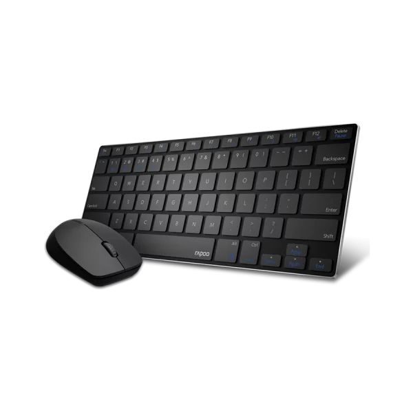 باندل موس و کیبورد بی سیم رپو مدل RAPOO 9000m black