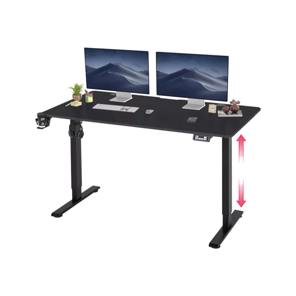 ميز گيمينگ گیم مکس مدل GAME MAX D140 CARBON EC MOTORIZED