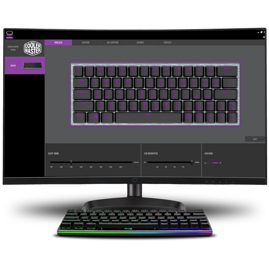 کیبورد گیمینگ کولر مستر COOLER MASTER SK622 SKTL1