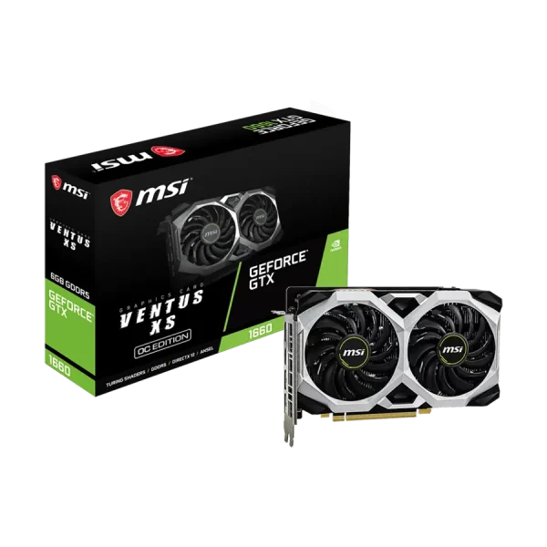 کارت گرافیک ام اس ای مدل MSI GeForce GTX 1660 VENTUS XS 6G OC