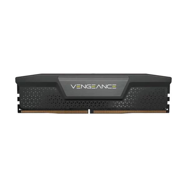 حافظه رم دسکتاپ تک کاناله Corsair مدل VENGEANCE 16GB (1x16GB) DDR5 DRAM 5200MT/s CL40 Memory Kit Black
