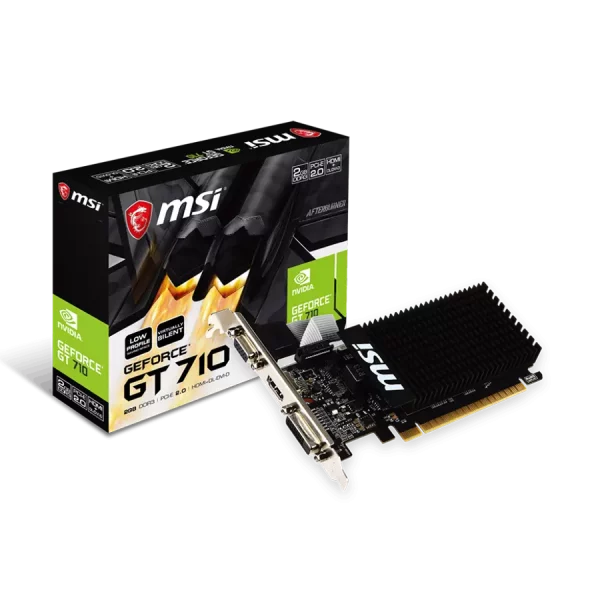 کارت گرافیک ام اس ای مدل MSI GeForce GT 710 2GD3H LP