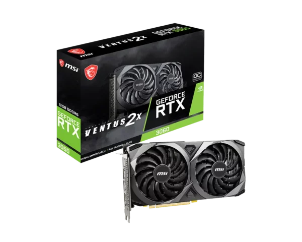 کارت گرافیک ام اس ای مدل MSI GeForce RTX 3060 GAMING 2X 12G OC