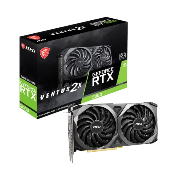 کارت گرافیک ام اس ای مدل MSI GeForce RTX 3060 GAMING 2X 12G OC