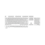 سر كليد هاي كيبورد گيمينگ ردراگون مدل Redragon Transparent A137 بیرنگ