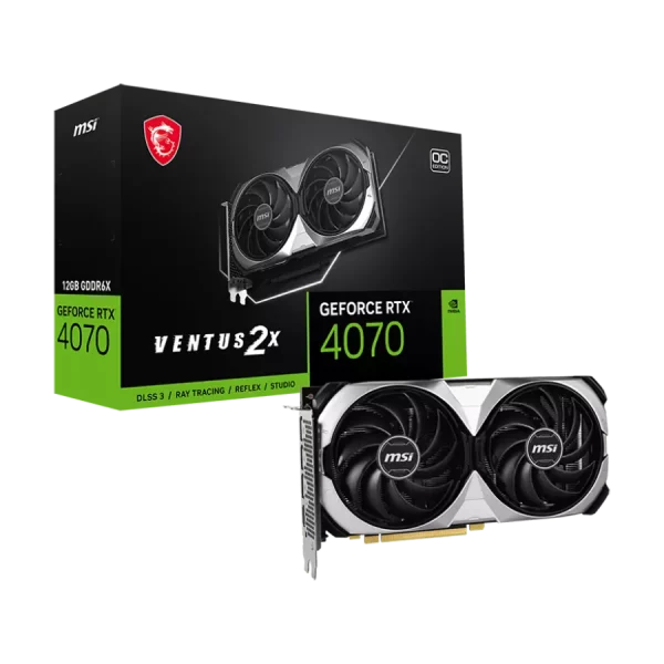 کارت گرافیک ام اس ای مدل MSI GeForce RTX™ 4070 VENTUS 2X 12G OC