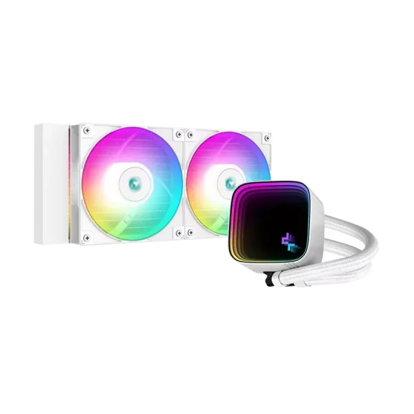 فن خنک کننده CPU دیپ کول مدل LIQUID LS520 SE WH سفید