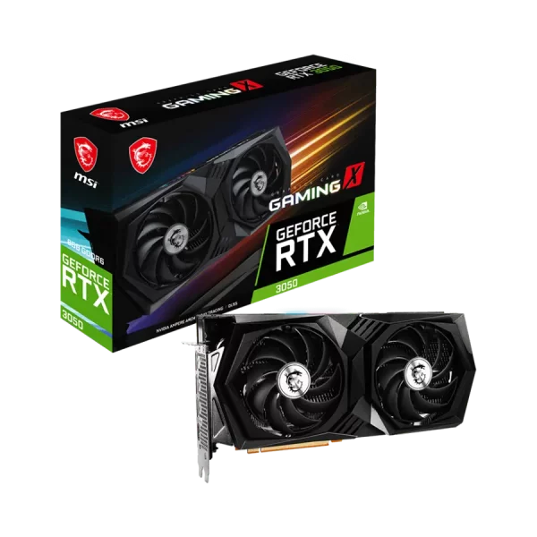 کارت گرافیک ام اس ای مدل MSI GeForce RTX 3050 GAMING X 8G