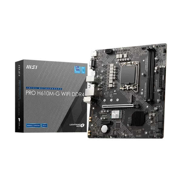 مادربرد ام اس ای مدل MSI PRO H610M-G WIFI DDR4