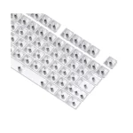 سر كليد هاي كيبورد گيمينگ ردراگون مدل Redragon Transparent A137 بیرنگ