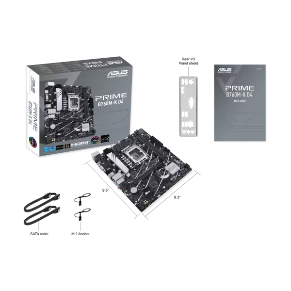 مادربورد ایسوس مدل ASUS Motherboard PRIME B760M K DDR4