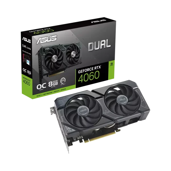 کارت گرافیک ایسوس تاف مدل ASUS Dual GeForce RTX 4060 OC 8GB