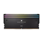 حافظه رم دسکتاپ دو کاناله Corsair مدل DOMINATOR TITANIUM RGB 32GB (2x16GB) DDR5 6600MHz C32