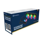 فن خنک کننده CPU سیلور استون مدل SilverStone IceGem 360 ARGB Black