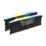 حافظه رم دسکتاپ دو کاناله Corsair مدل VENGEANCE 32GB (2x16GB) DDR5 DRAM 6200MT/s CL36 Memory Kit Black